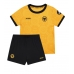 Maglie da calcio Wolves Jorgen Strand Larsen #9 Prima Maglia Bambino 2025-26 Manica Corta + Pantaloni corti)